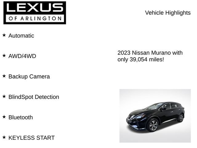 Used 2023 Nissan Murano S AWD/4WD image 7