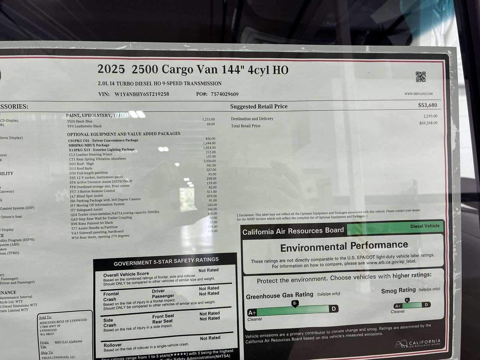 New 2025 Mercedes-Benz Sprinter 2500 image 21