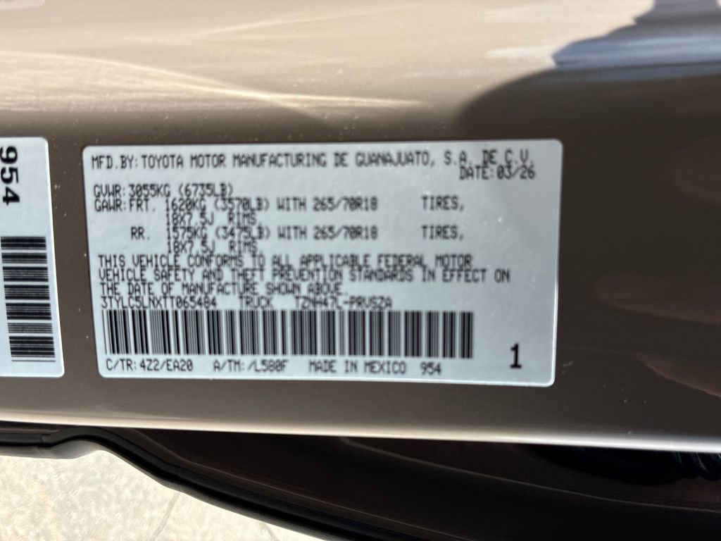 New 2026 Toyota Tacoma TRD Off-Road image 56