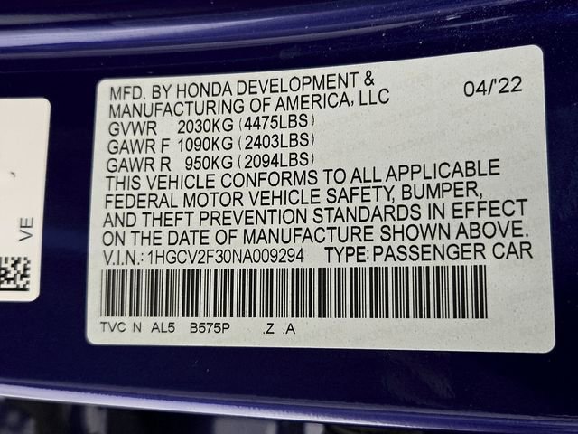 Used 2022 Honda Accord Sport image 28