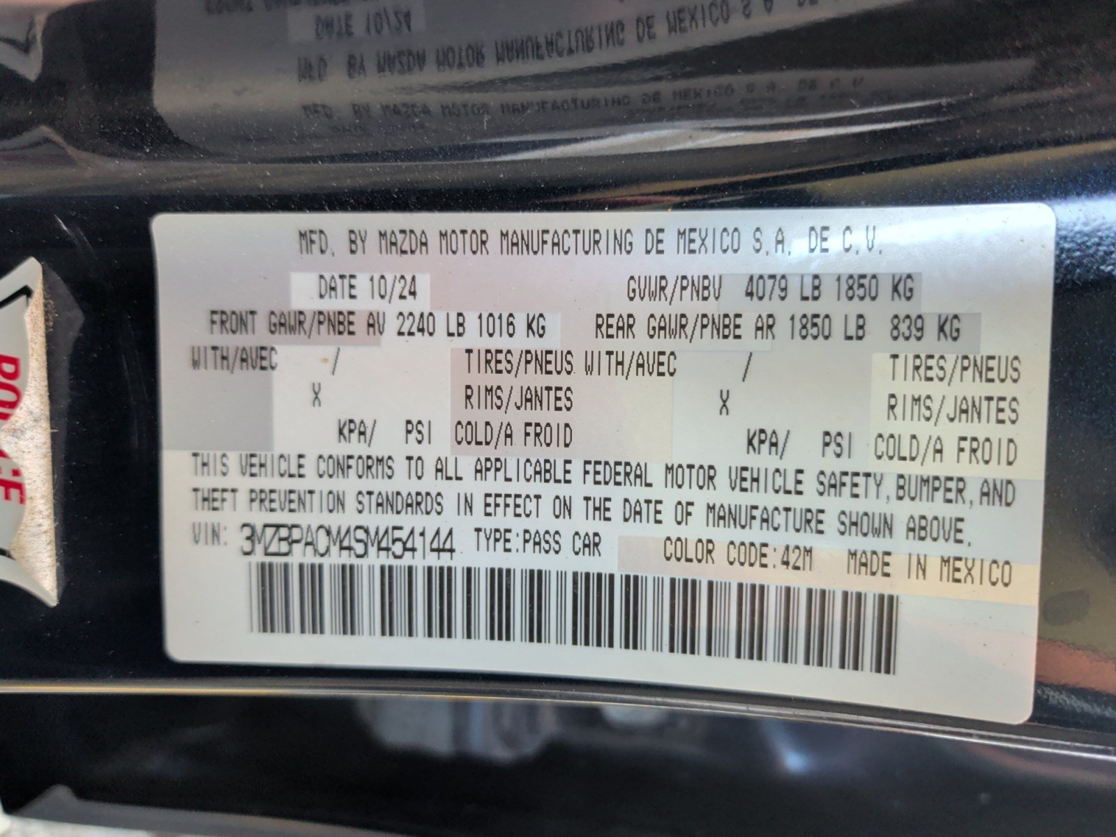 Used 2025 MAZDA MAZDA3 s FWD image 21