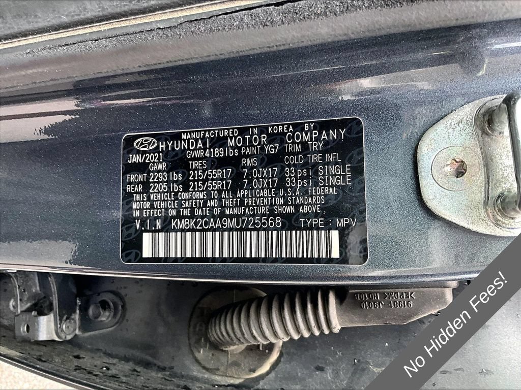 Used 2021 Hyundai Kona SEL AWD/4WD image 28