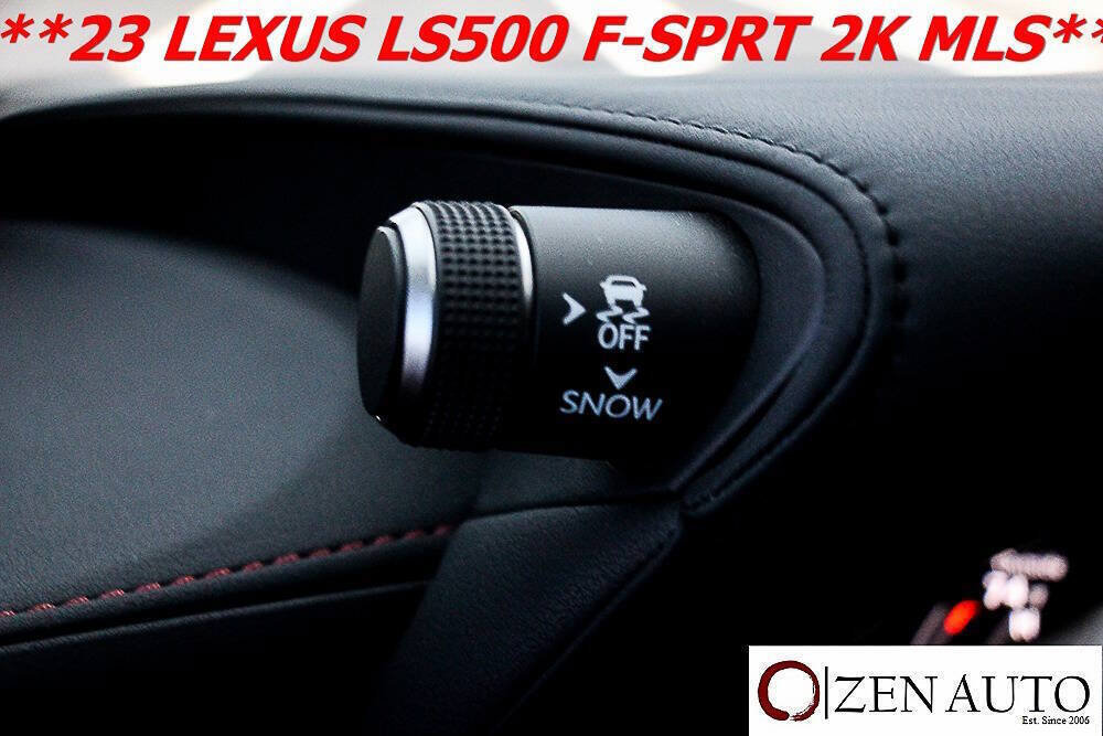 Used 2023 Lexus LS 500 F Sport w/ Cold Weather Package (CK) RWD image 32
