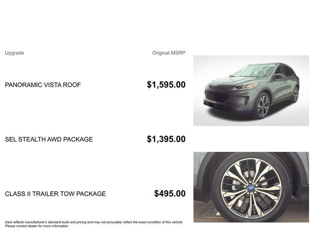 Used 2022 Ford Escape SEL w/ SEL Stealth AWD Package image 3