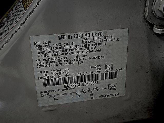 Used 2020 Ford EcoSport SE w/ SE Convenience Package FWD image 29