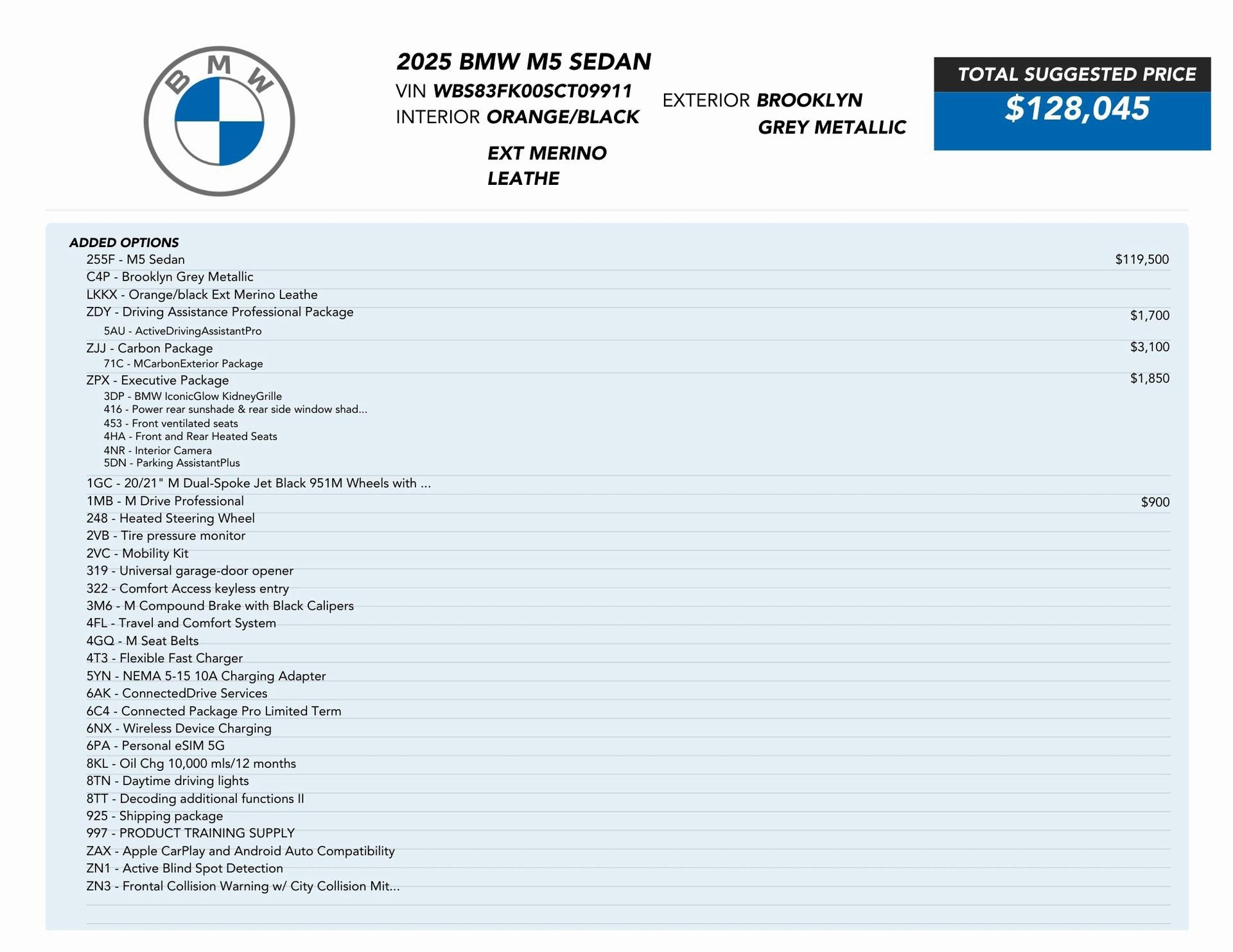 Used 2025 BMW M5 image 85