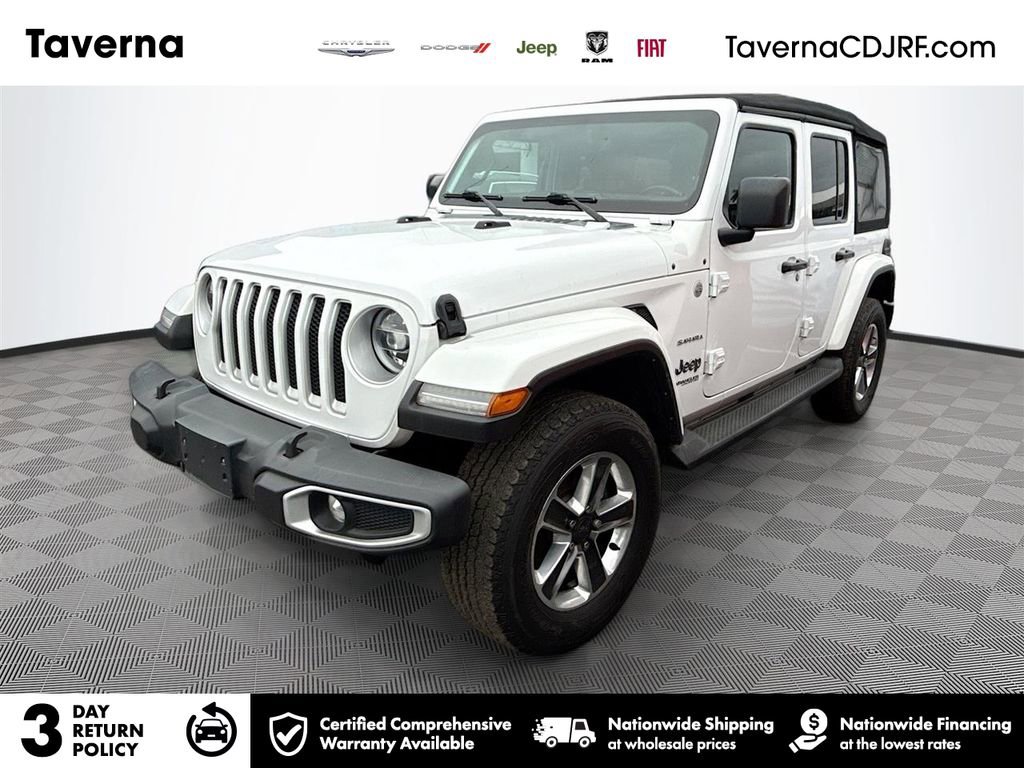 Used 2022 Jeep Wrangler Unlimited Sahara w/ LED Lighting Group