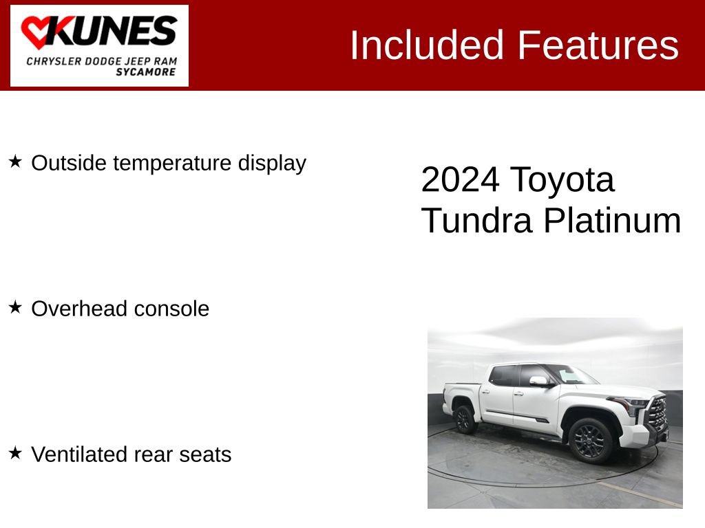 Used 2024 Toyota Tundra Platinum AWD/4WD image 3