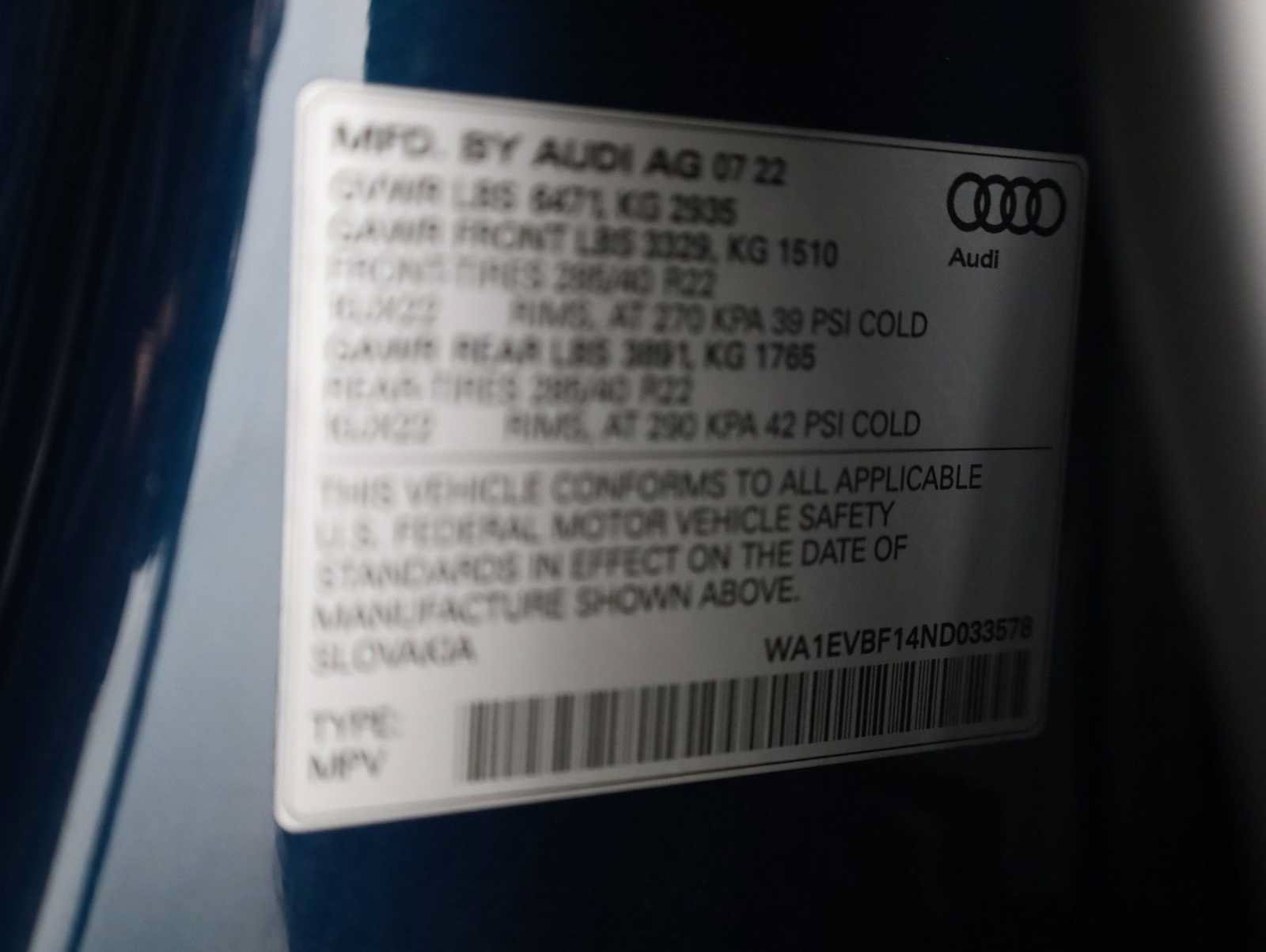 Used 2022 Audi Q8 Premium Plus AWD/4WD image 42