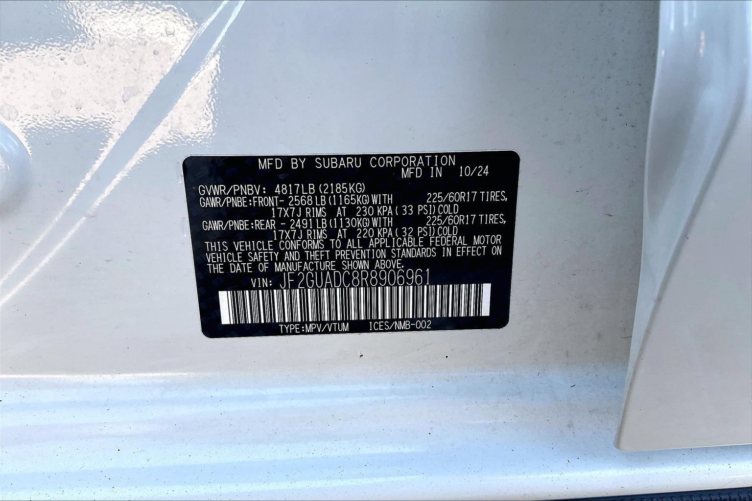 Used 2024 Subaru Crosstrek 2.0i Premium AWD/4WD image 17