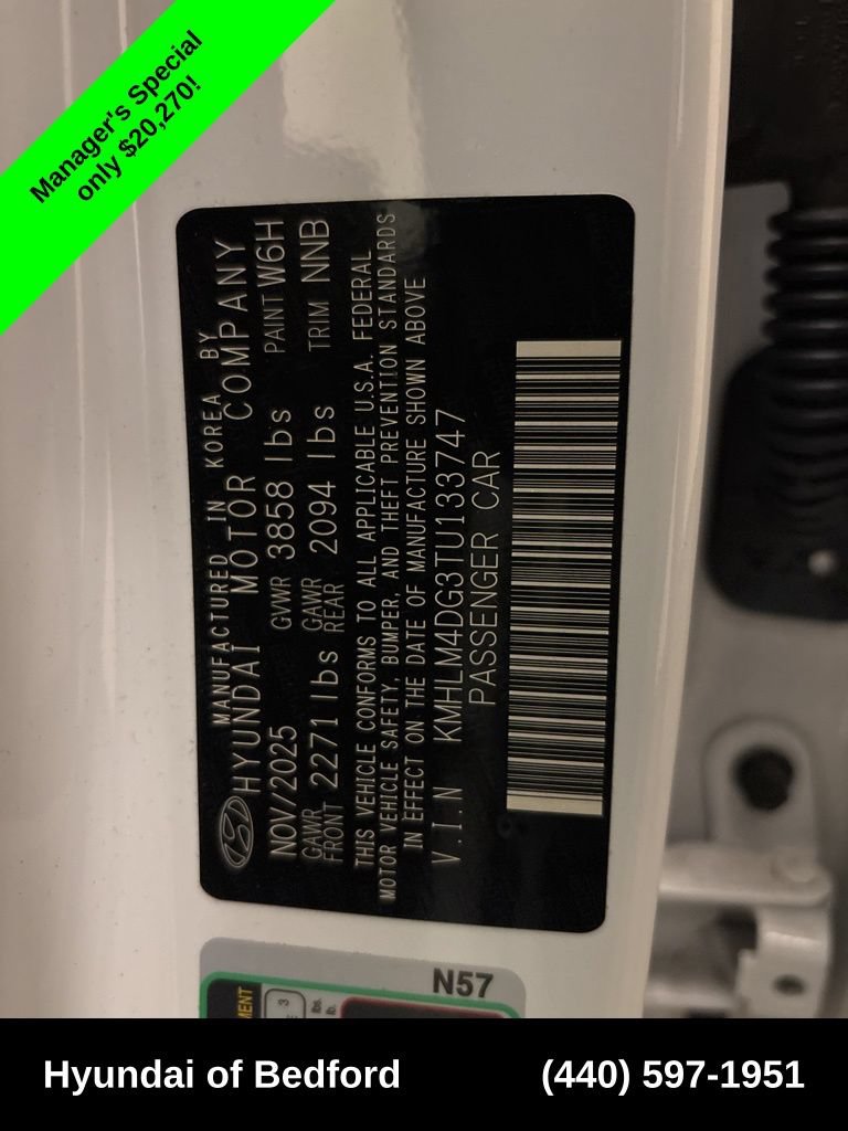 Certified 2026 Hyundai Elantra Sport FWD image 13