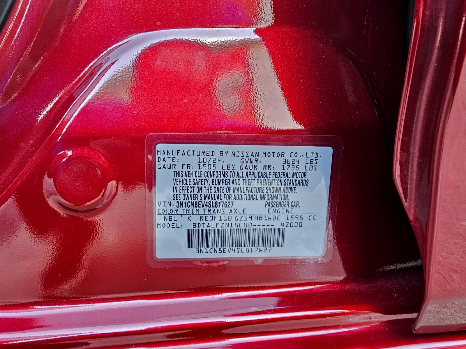 Used 2025 Nissan Versa SV FWD image 12