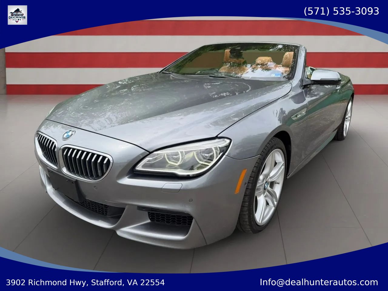 Used 2017 BMW 640i xDrive Convertible AWD/4WD image 1