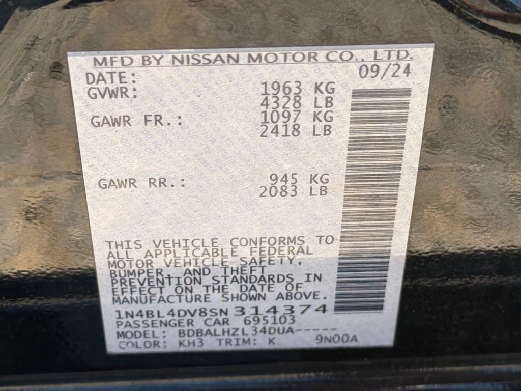Used 2025 Nissan Altima 2.5 SV FWD image 20
