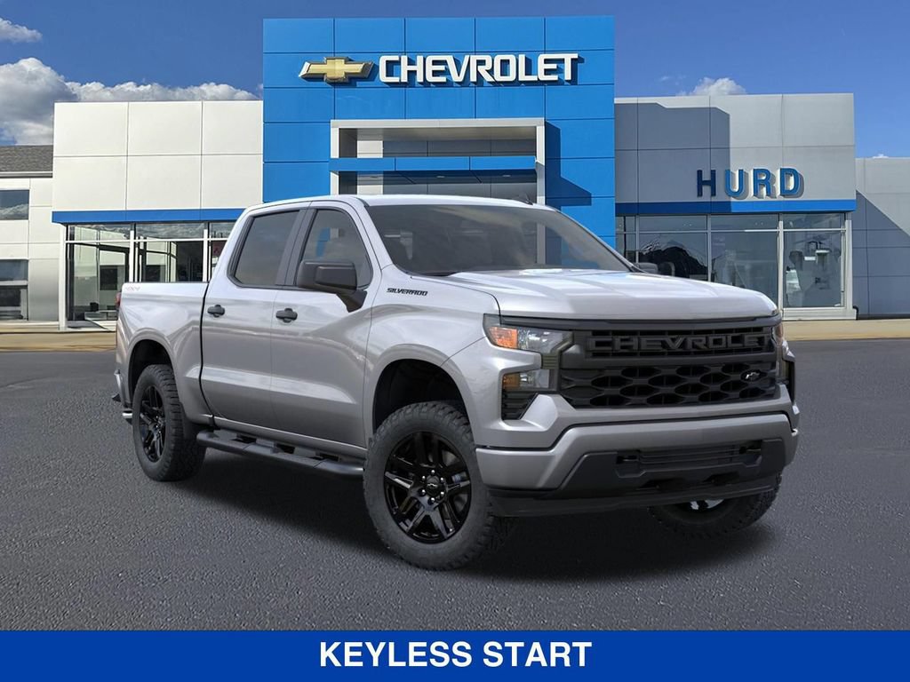 New 2026 Chevrolet Silverado 1500 Custom w/ Turbomax Blackout Package AWD/4WD image 8