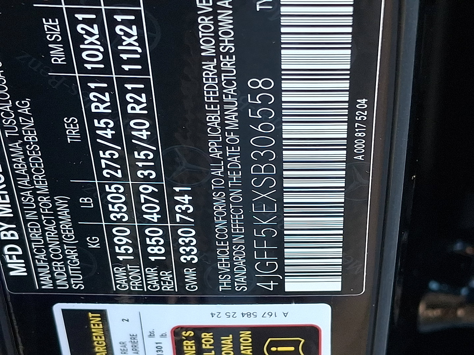 Certified 2025 Mercedes-Benz GLS 450 4MATIC image 29