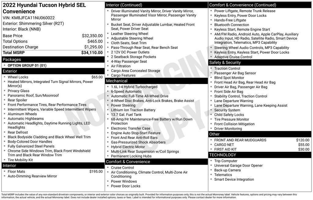 Used 2022 Hyundai Tucson SEL AWD/4WD image 5