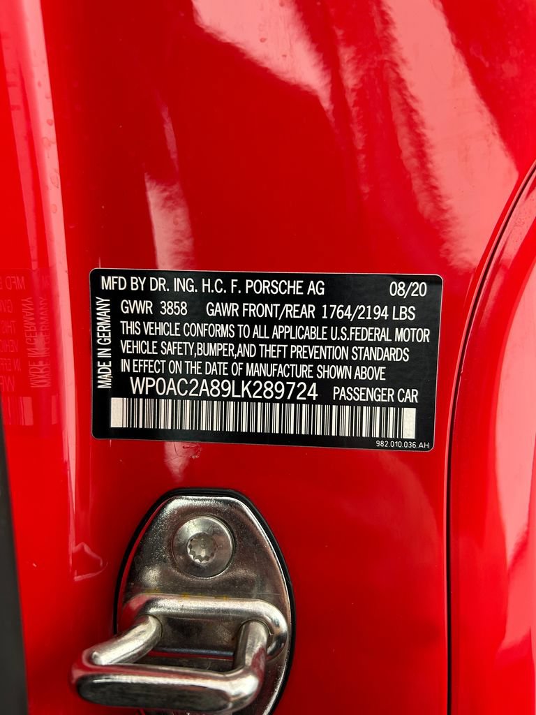 Certified 2020 Porsche 718 Cayman GT4 RWD image 31