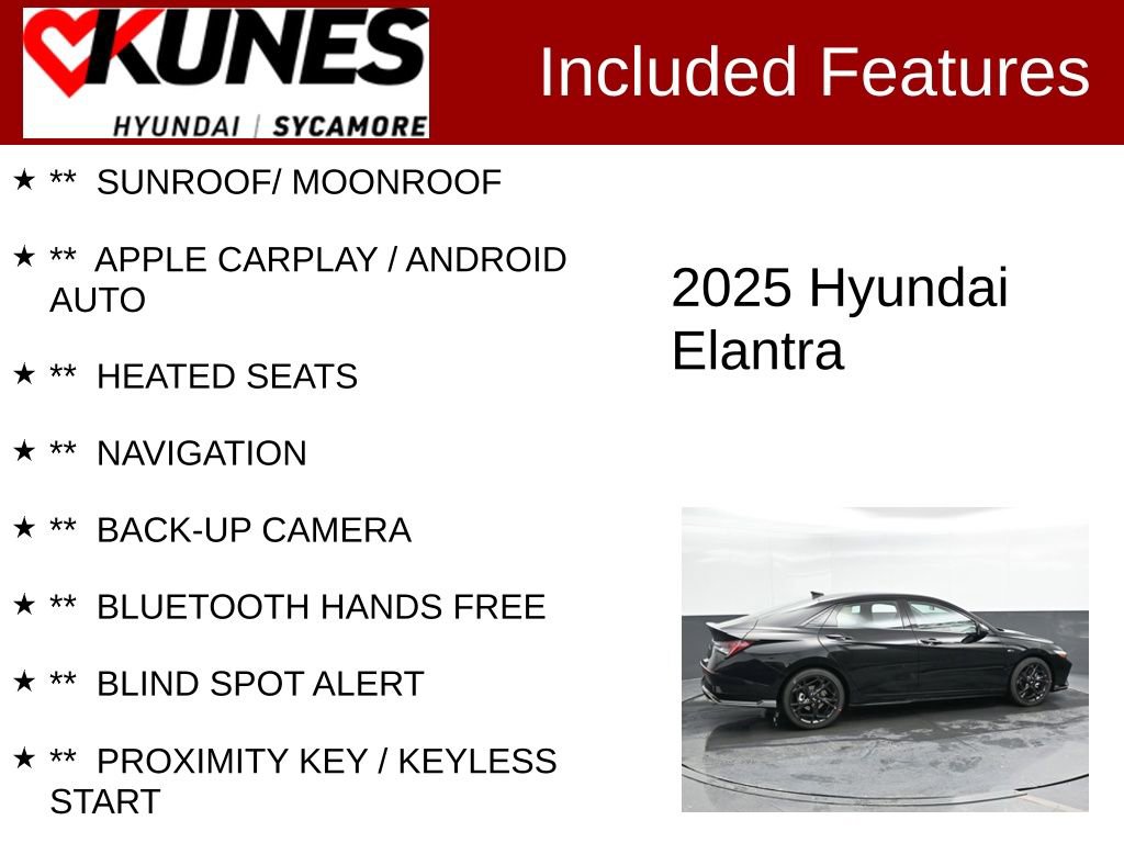 Used 2025 Hyundai Elantra N Line w/ Cargo Package FWD image 2