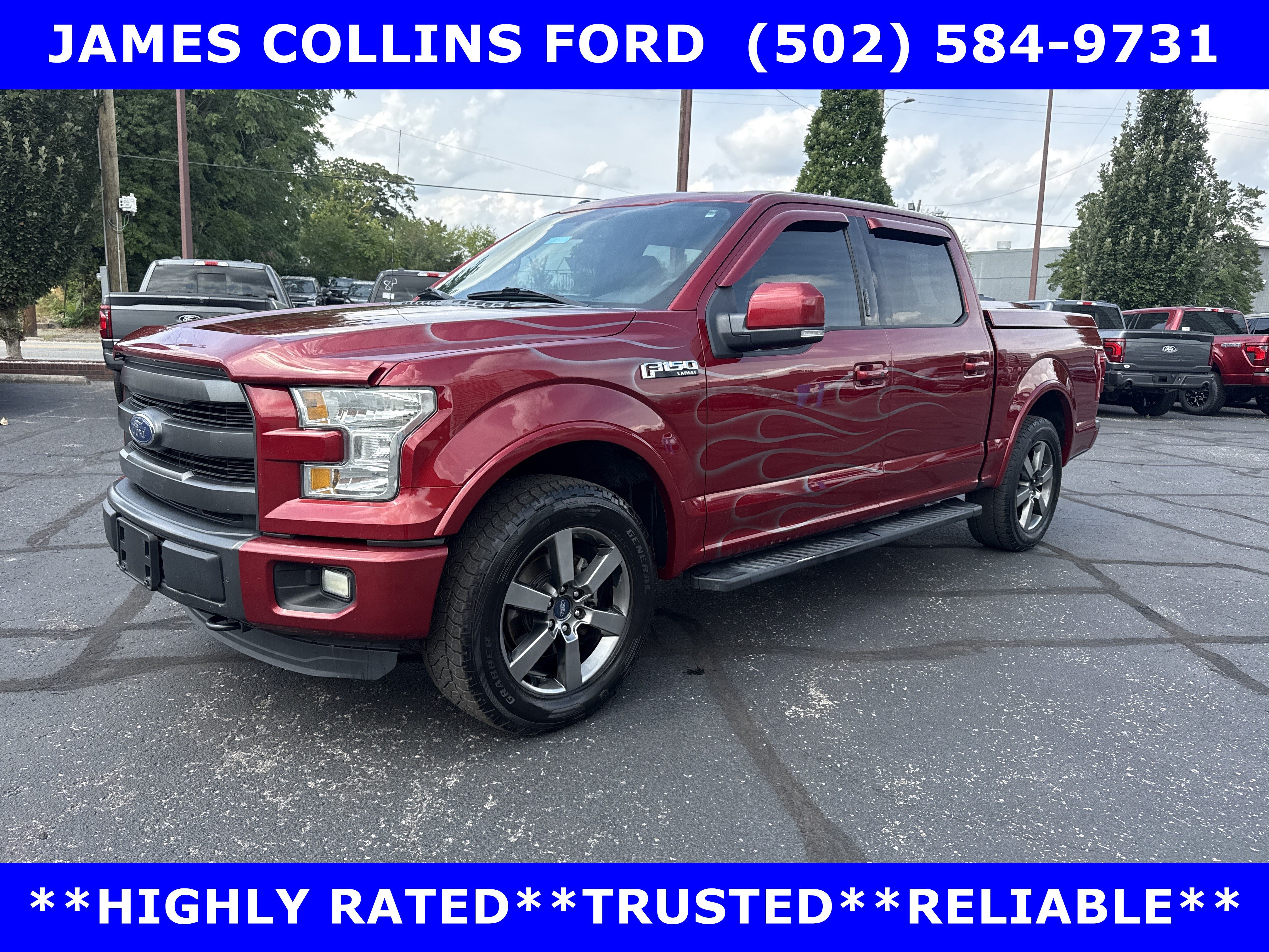 Used 2015 Ford F150 Lariat AWD/4WD image 3