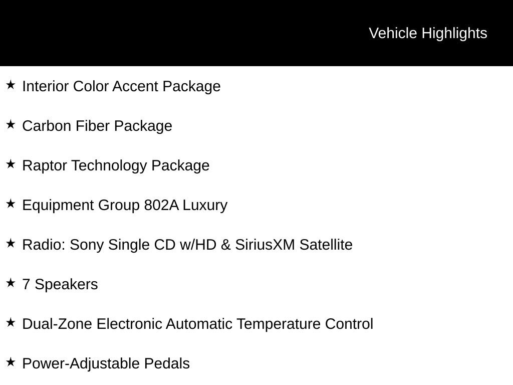 Used 2017 Ford F150 Raptor w/ Equipment Group 802A Luxury image 6