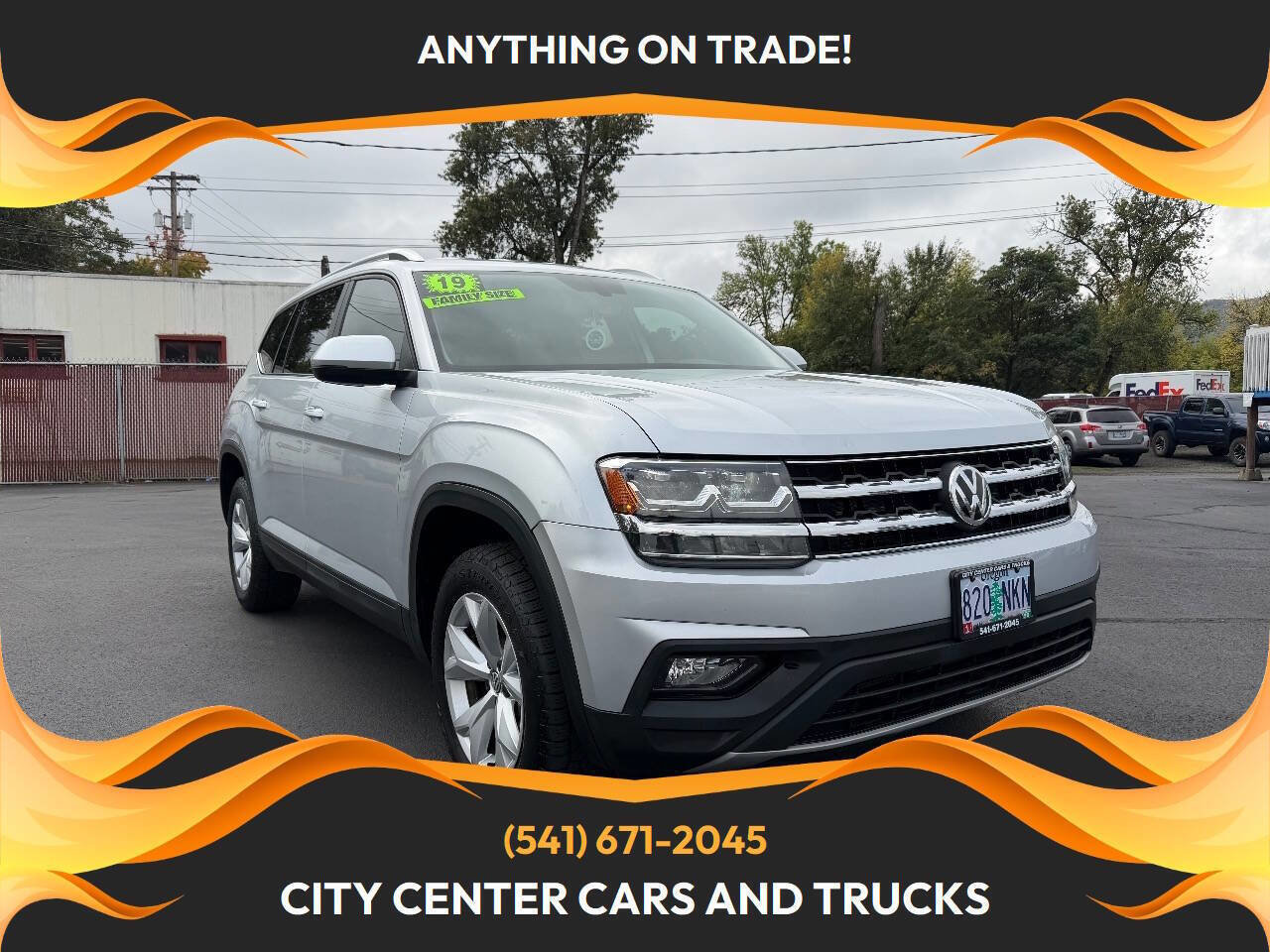 Used 2019 Volkswagen Atlas SE image 1