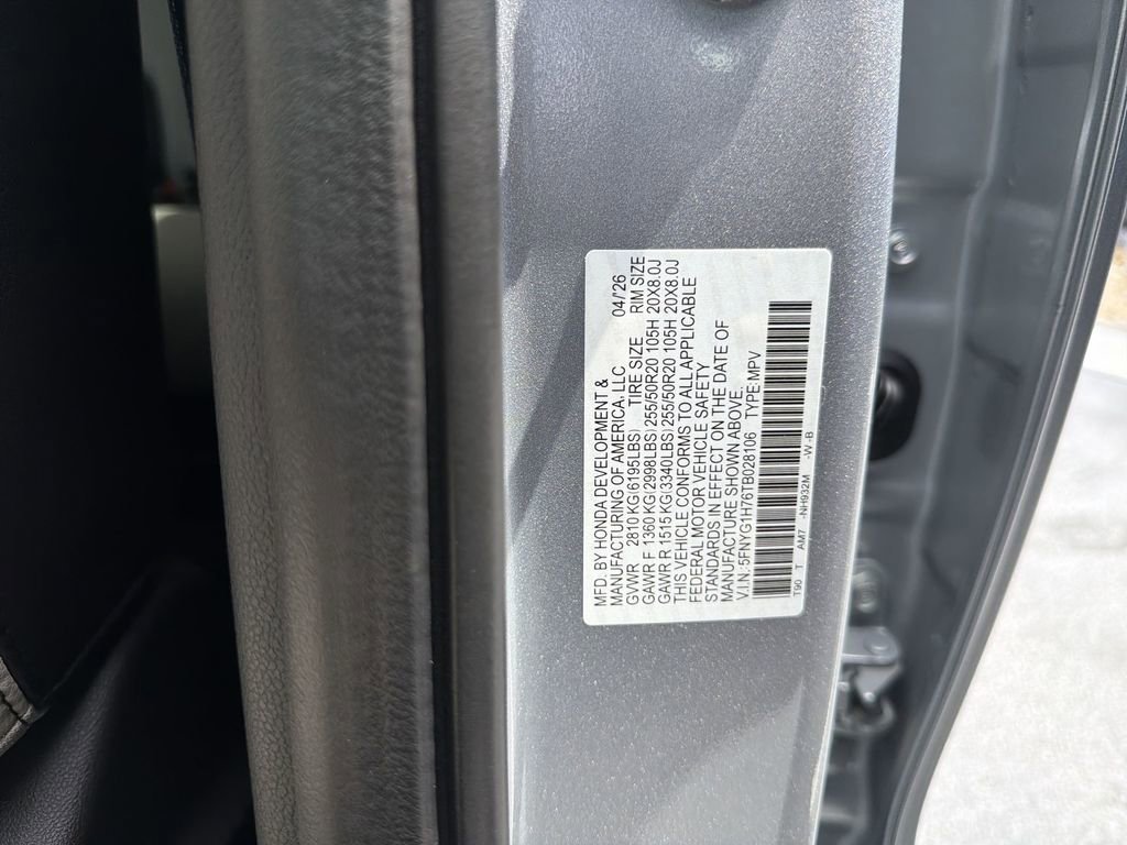 New 2026 Honda Pilot Touring image 31