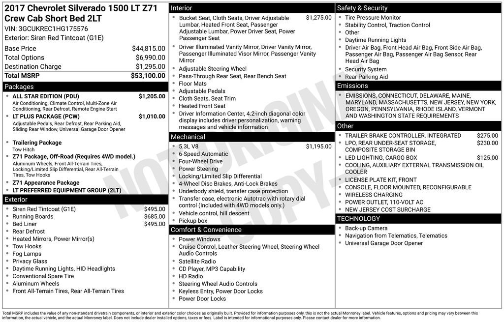 Used 2017 Chevrolet Silverado 1500 LT w/ All Star Edition image 10