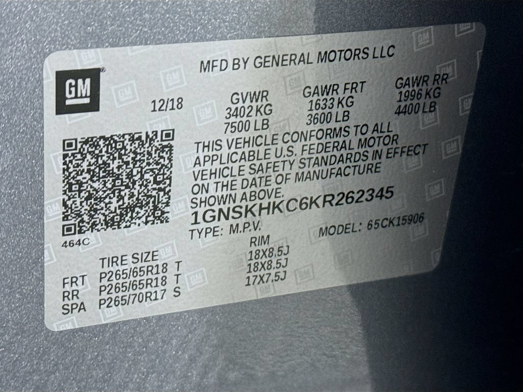 Used 2019 Chevrolet Suburban LT w/ Max Trailering Package AWD/4WD image 35