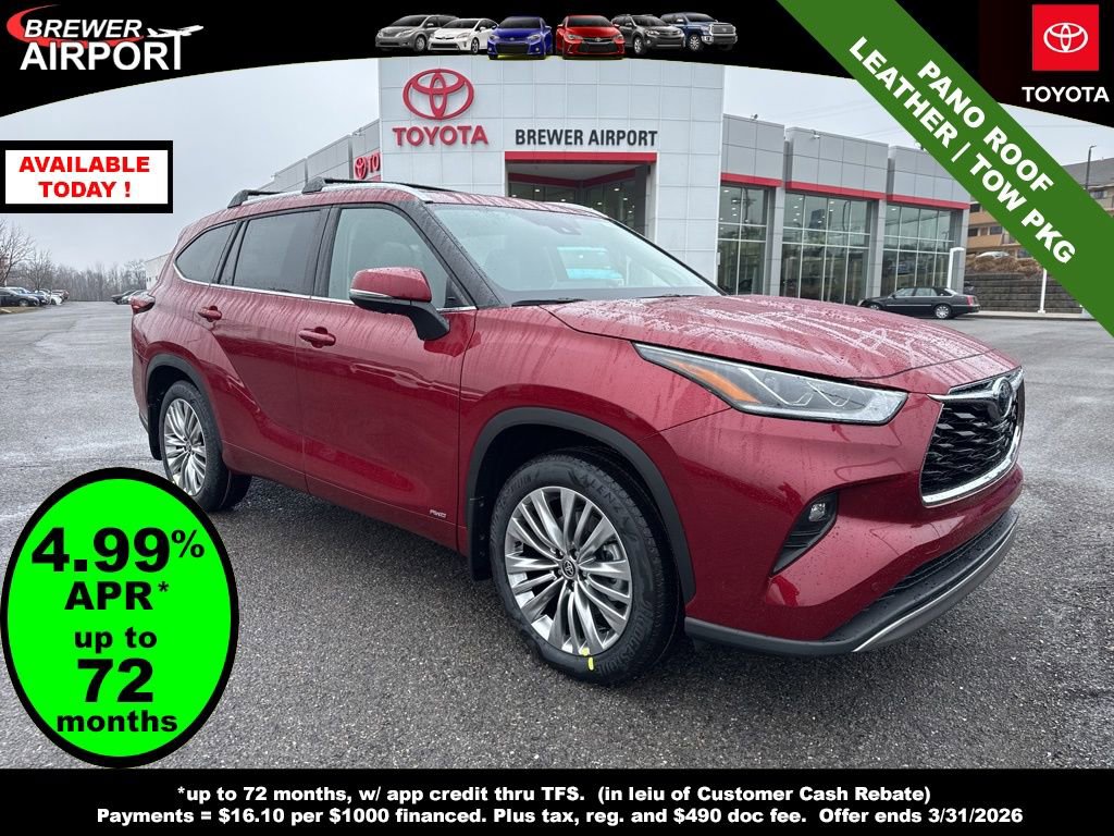 New 2026 Toyota Highlander Platinum image 1