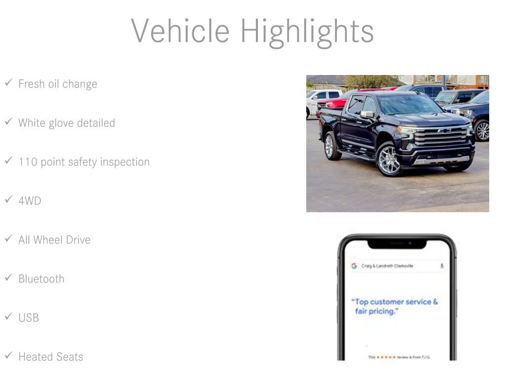 Used 2024 Chevrolet Silverado 1500 High Country w/ Technology Package image 6