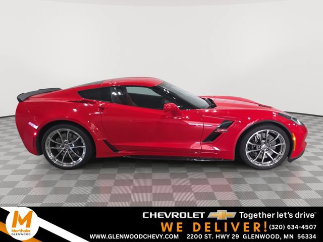 Used 2017 Chevrolet Corvette Grand Sport w/ Carbon Flash Badge Package RWD image 1