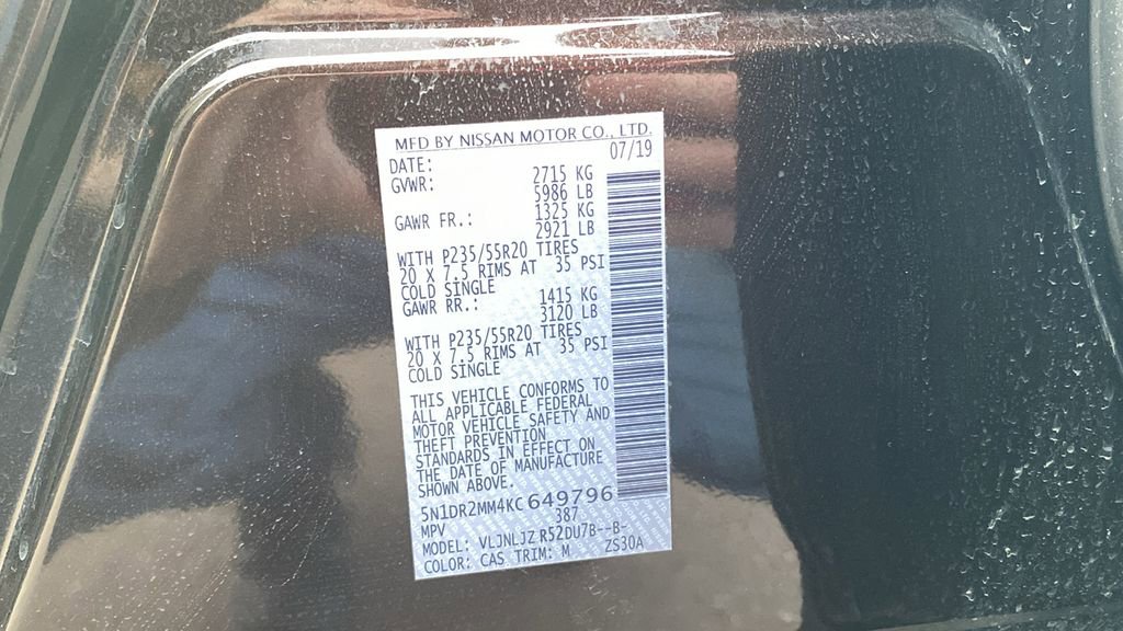 Used 2019 Nissan Pathfinder Platinum image 32