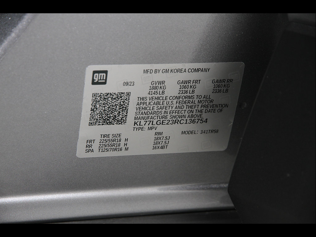 Certified 2024 Chevrolet Trax RS w/ Sunroof Package FWD image 22