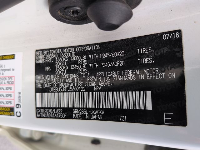 Used 2018 Toyota 4Runner Limited AWD/4WD image 16