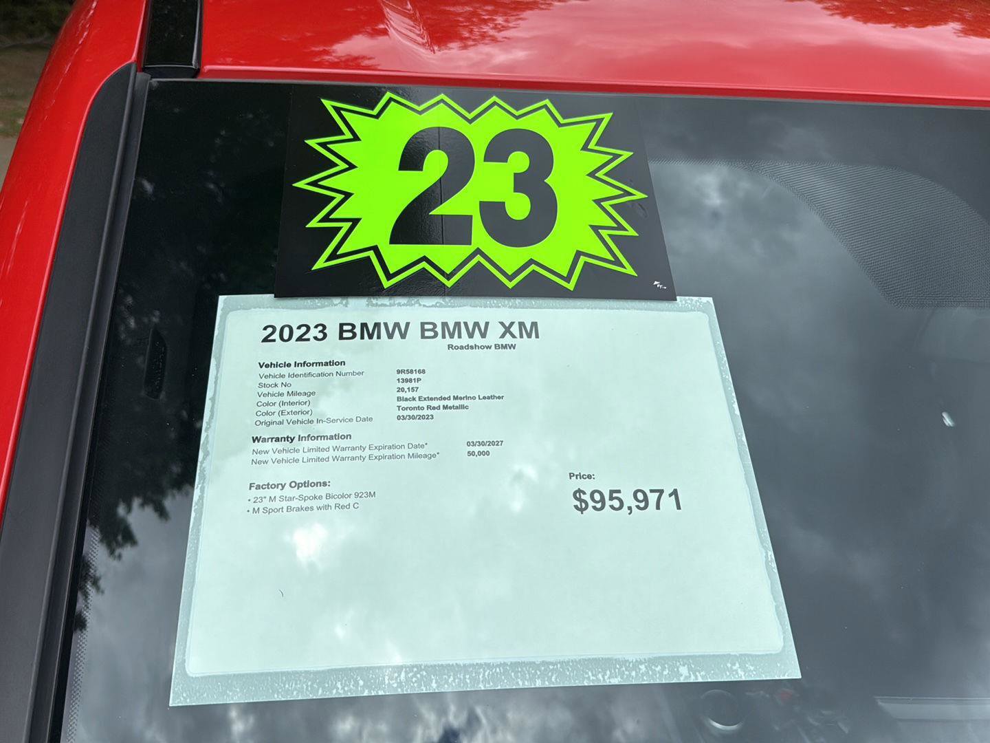 Used 2023 BMW XM image 19