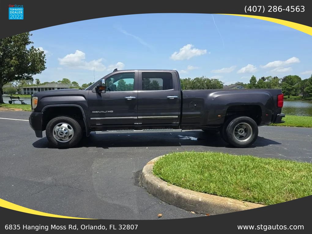 Used 2015 GMC Sierra 3500 Denali w/ Duramax Plus Package AWD/4WD image 2