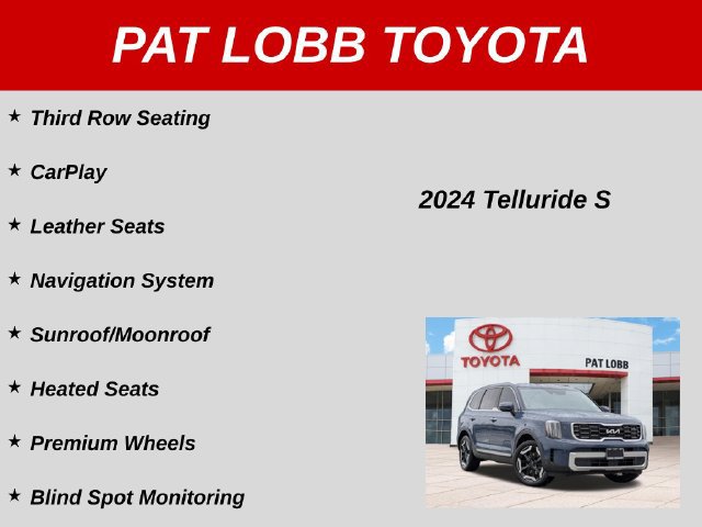 Used 2024 Kia Telluride S w/ S Sunroof Package FWD image 40