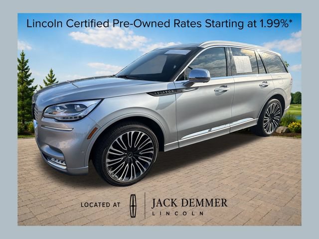Certified 2022 Lincoln Aviator Black Label w/ Class IV Trailer Tow Package AWD/4WD 360° Tour