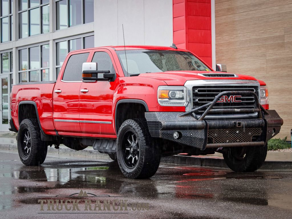 Used 2018 GMC Sierra 2500 SLT w/ Duramax Plus Package AWD/4WD image 1