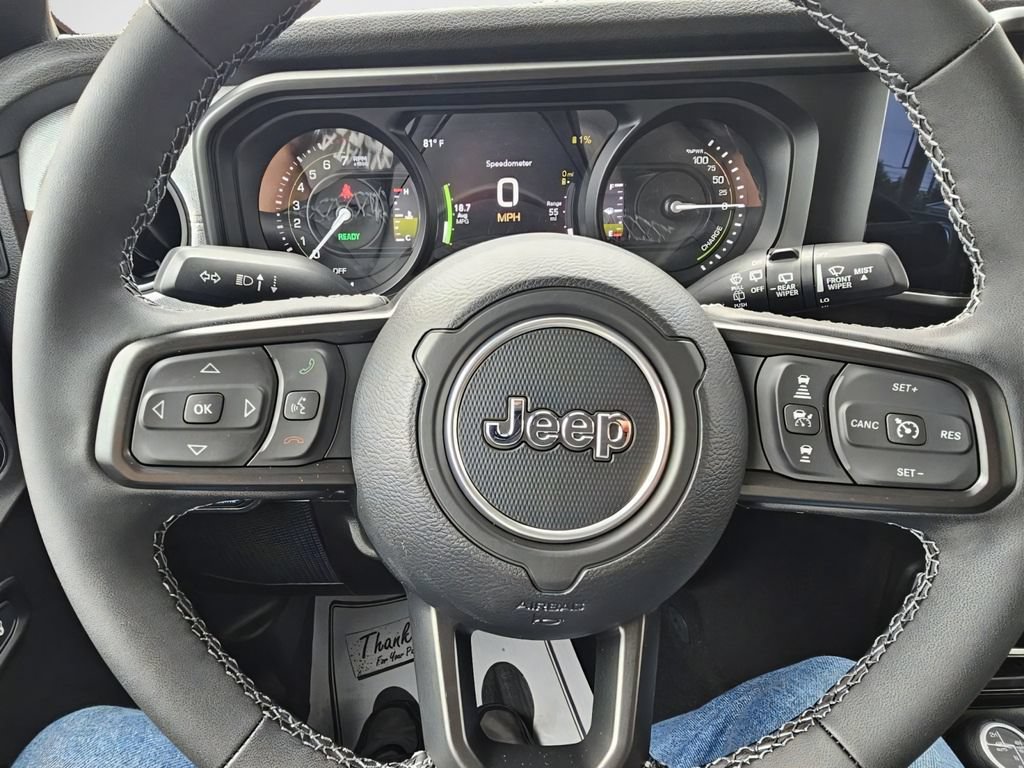 New 2025 Jeep Wrangler Unlimited Sport S 4xe w/ Dual Top Group AWD/4WD image 12