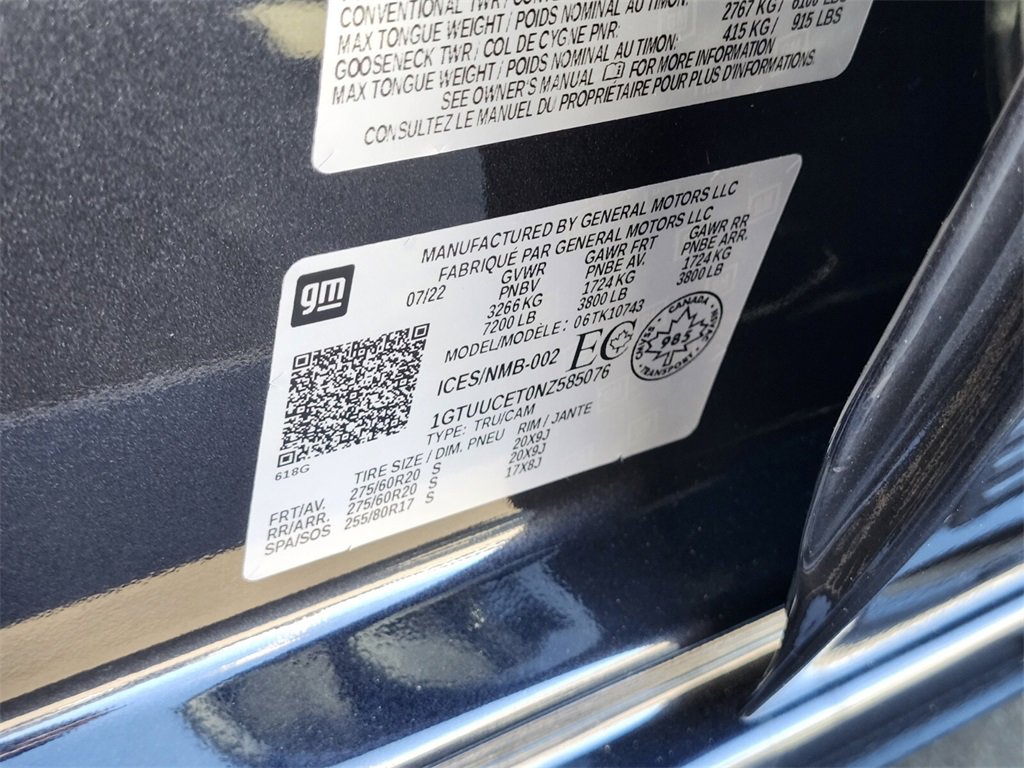 Used 2022 GMC Sierra 1500 Elevation w/ Elevation Premium Package image 31