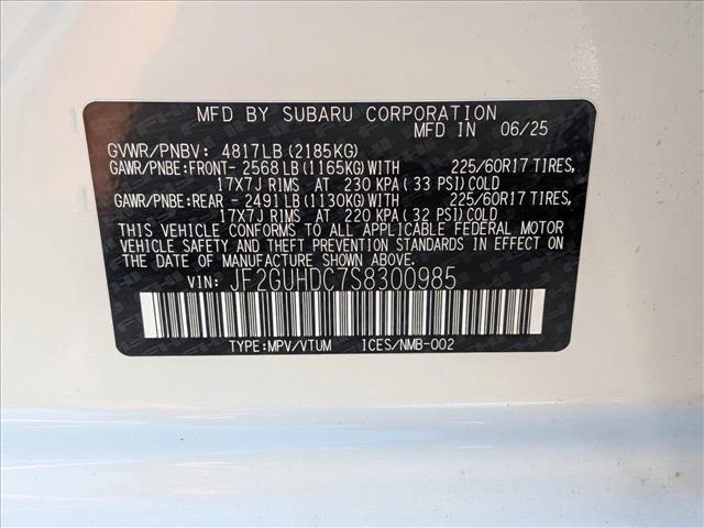 Certified 2025 Subaru Crosstrek 2.0i Premium AWD/4WD image 25