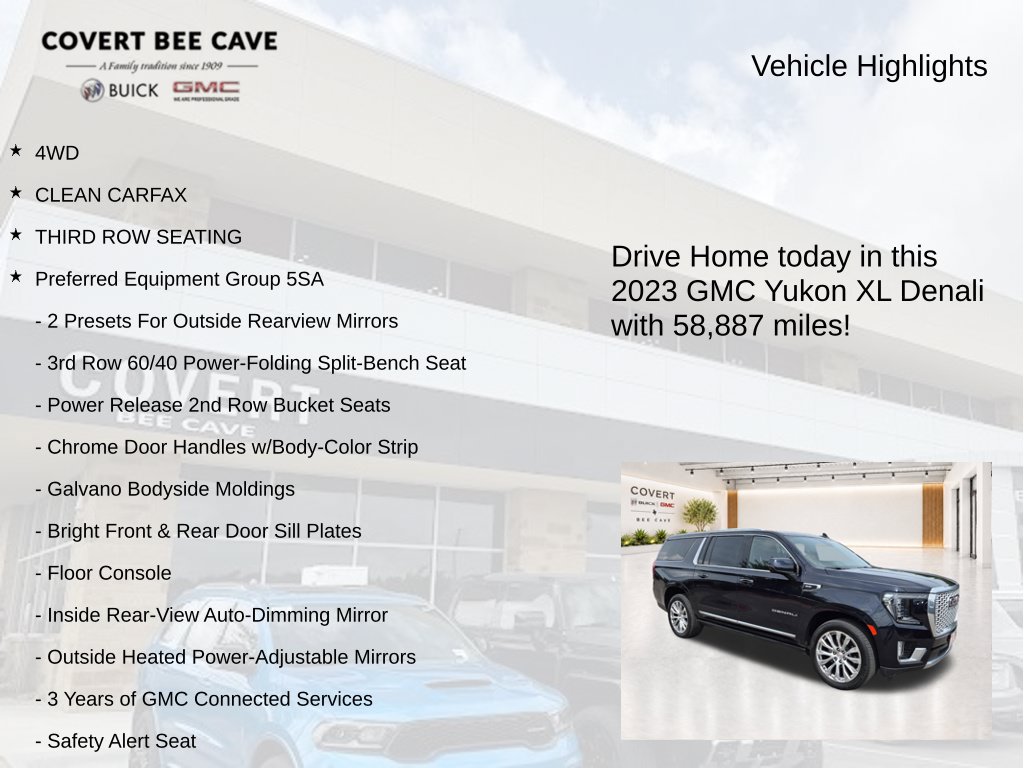 Used 2023 GMC Yukon XL Denali AWD/4WD image 6