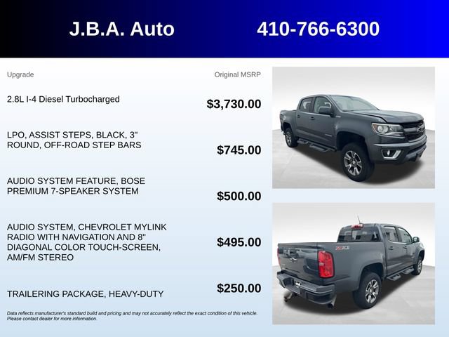 Used 2017 Chevrolet Colorado Z71 AWD/4WD image 5
