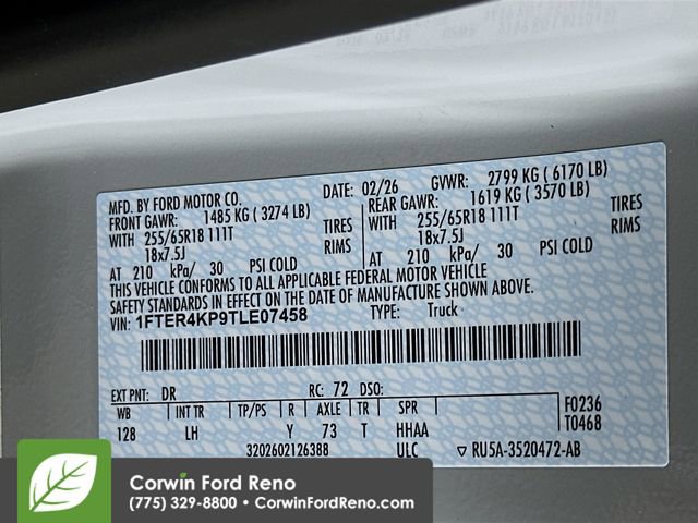 New 2026 Ford Ranger Lariat w/ FX4 Off-Road Package image 34