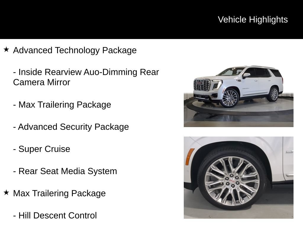 Used 2025 GMC Yukon Denali w/ Denali Reserve Package AWD/4WD image 19