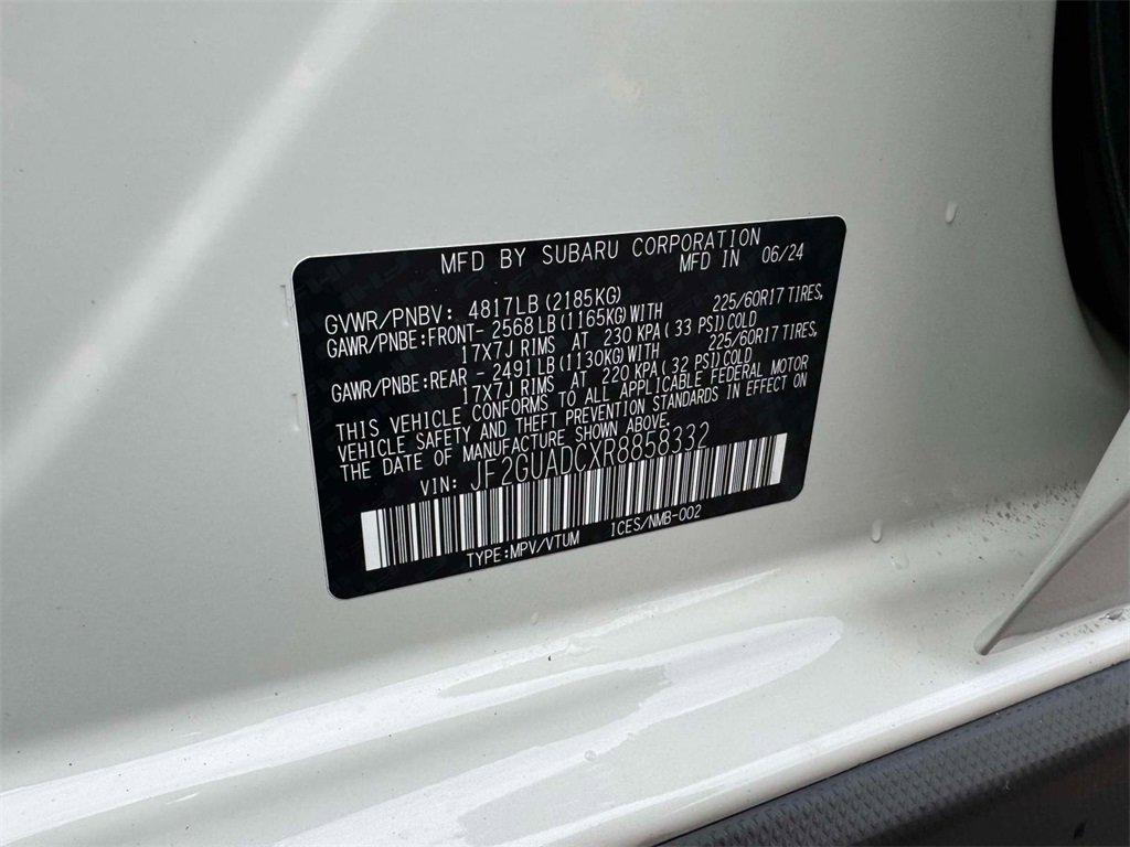 Certified 2024 Subaru Crosstrek 2.0i Premium w/ Popular Package #3 image 10