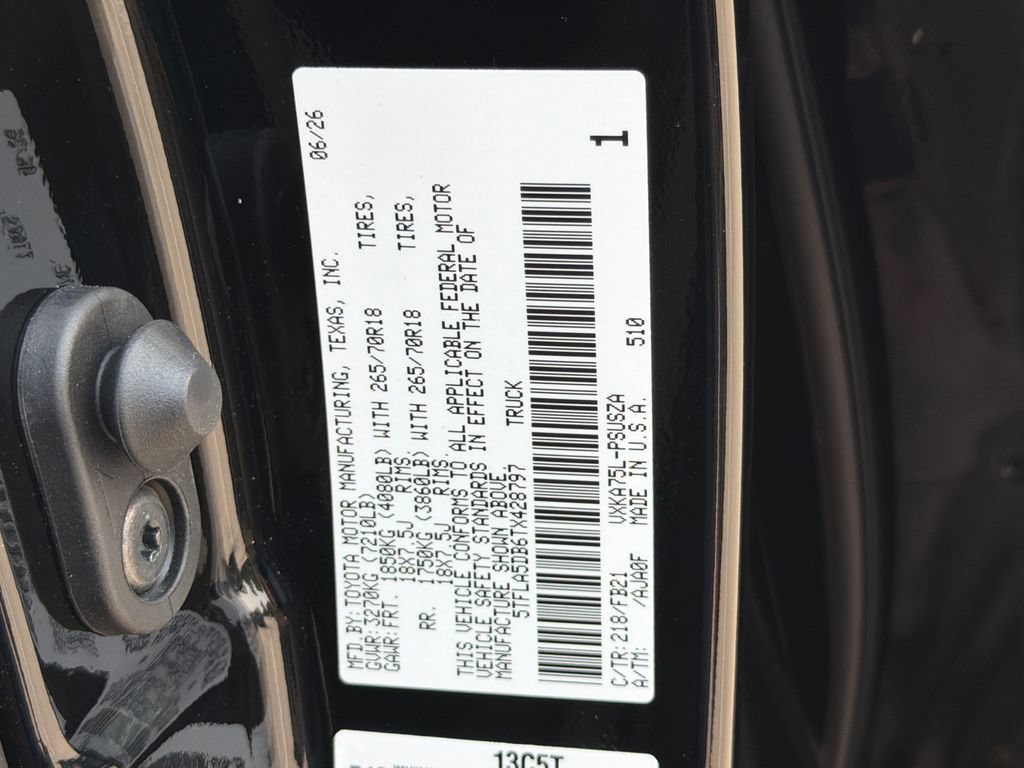New 2026 Toyota Tundra SR5 AWD/4WD image 28