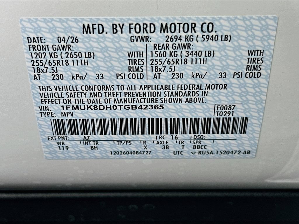 New 2026 Ford Explorer Active AWD/4WD image 19